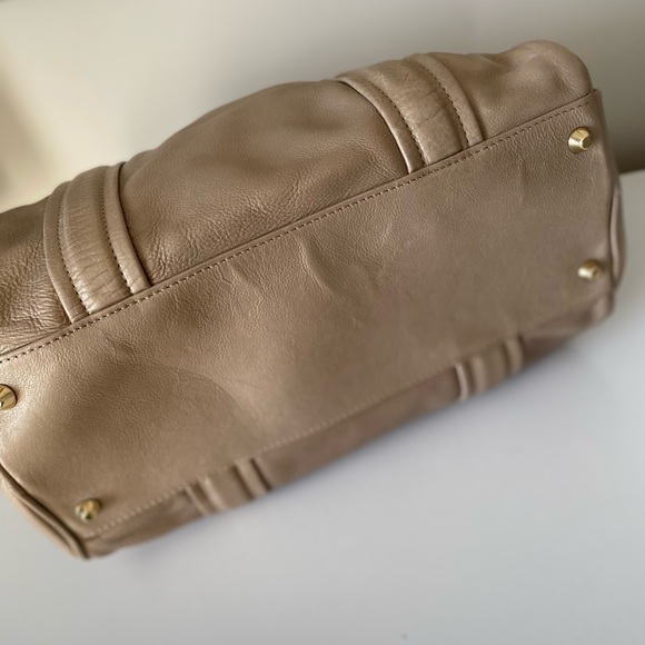 Beautiful Bronze Leather Christopher Kon Atelier Satchel - Picture 9 of 14